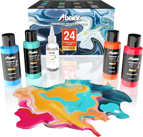 Pouring acrylfarbe 60ml - pouring,
