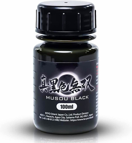 Musou black acrylfarbe - musou, schwarz