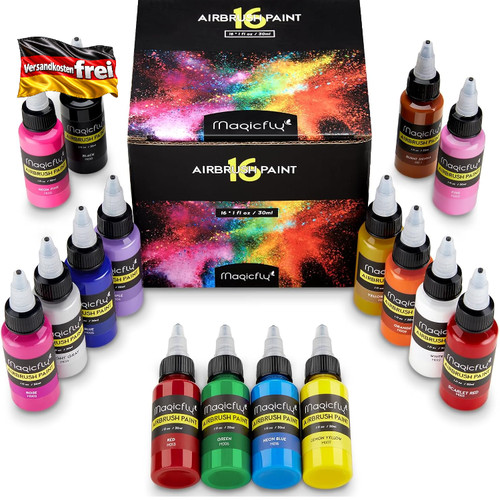 Airbrush farben set - set,