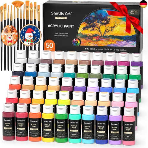 Acrylfarben set bunte - set,, 50