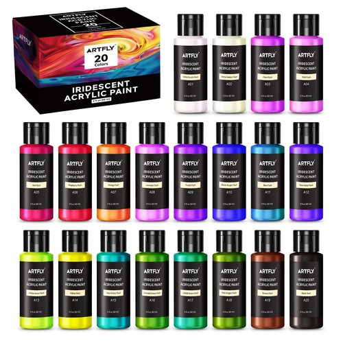 Artfly schillernde acrylfarben - schillernde,