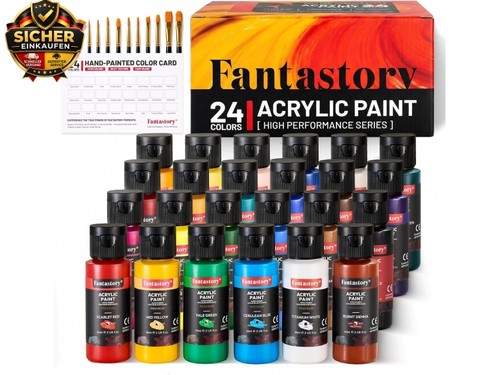 Acrylfarben set 60 ml - set, 24