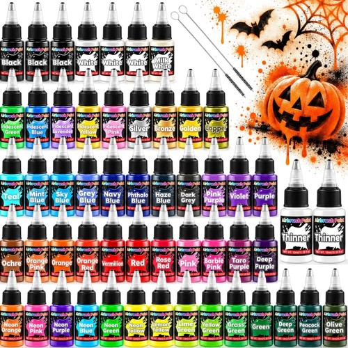 Airbrush farben set - 54,
