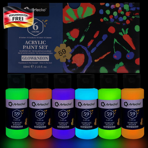 Leuchtfarbe für kunst - leuchtfarbe,
