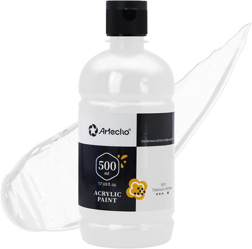 Acrylfarbe titanweiß 500 - acrylfarbe,