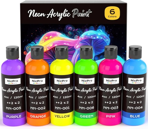 Nicpro leuchtfarbe farben - nicpro, x