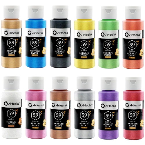 Acrylfarben set metallic - acrylfarben, metallic,