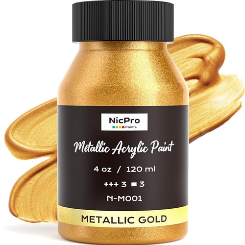 Acrylfarben gold metallic - acrylfarben,