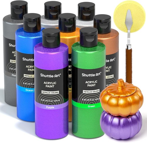 Acrylfarben set metallic - set,
