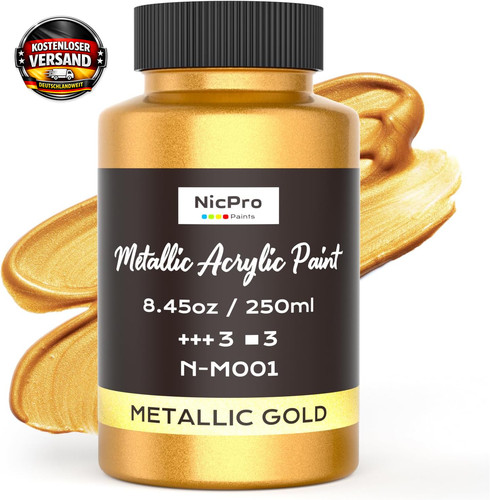 Acrylfarben gold 250ml - acrylfarben,