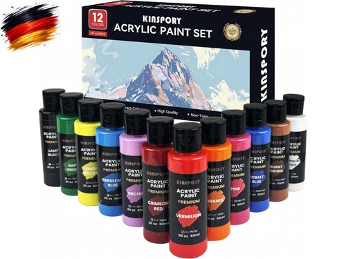 Acrylfarben set 60 - acrylfarben, 12