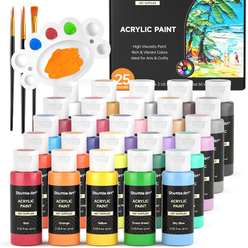 Acrylfarben set farben 60 - acrylfarben, 25