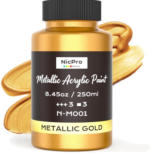 Acrylfarben gold metallic - gold,